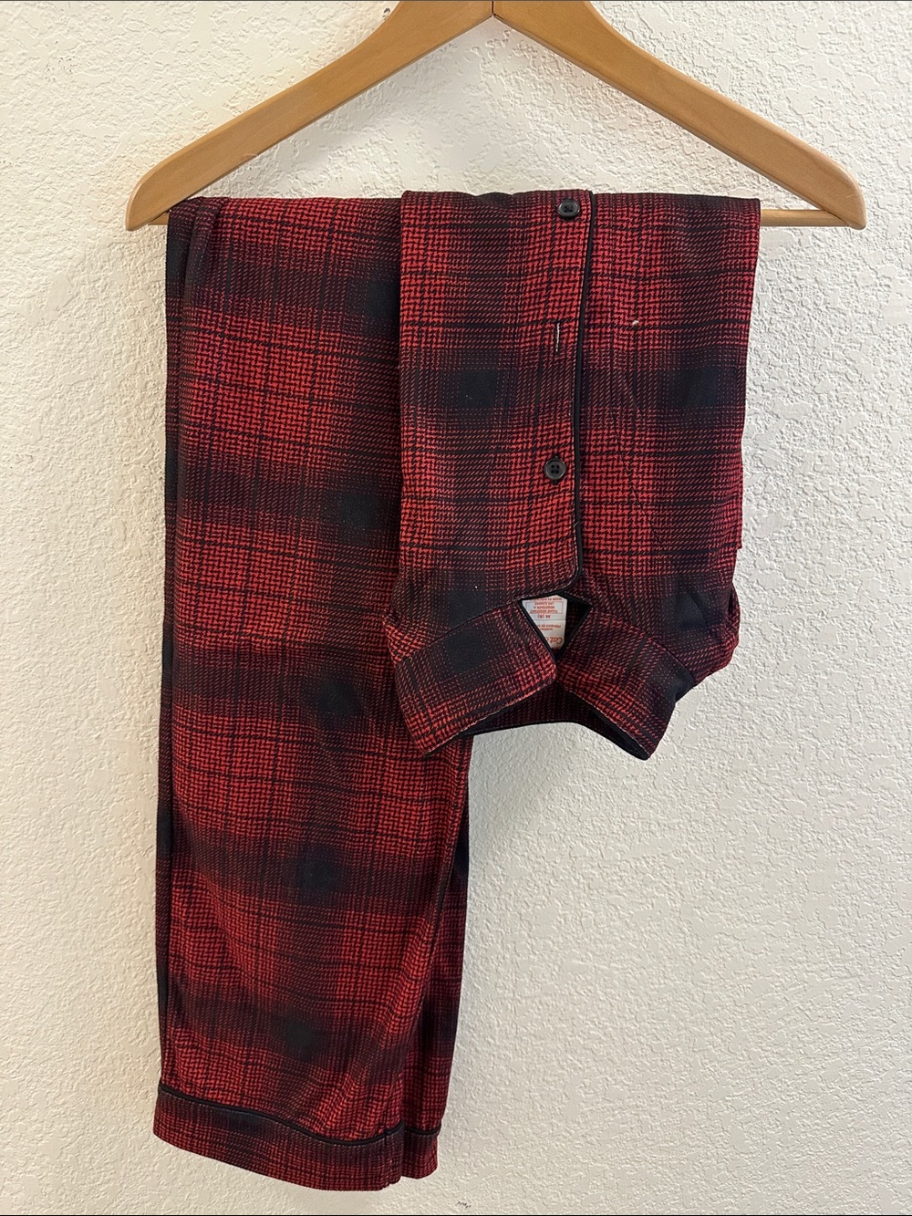 Cat & Jack Red and Black Plaid Shirt Jacket